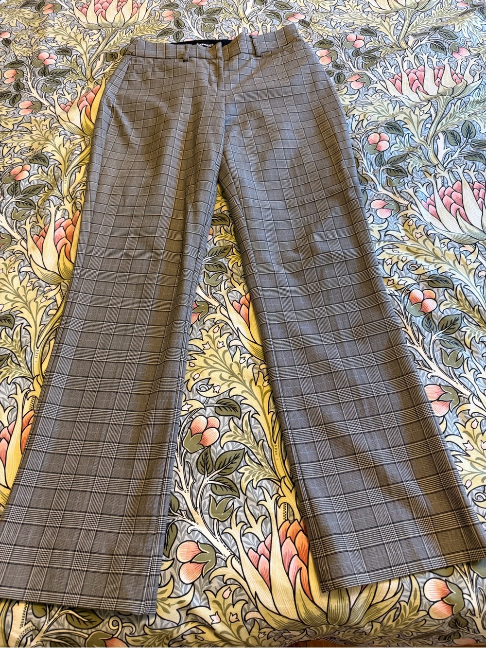 Express Gray Plaid Women's Dress Pants